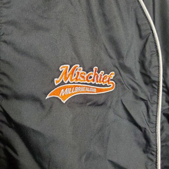 Rawlings Adult Baseball Batting Cage Jacket Black Size Large - Picture 2 of 9